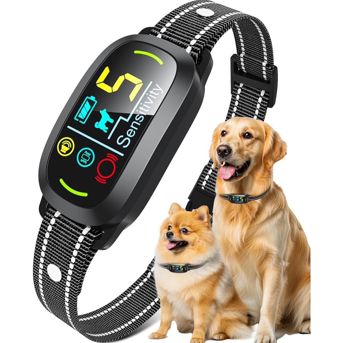 Oliry Smart AI Bark Collar - Black